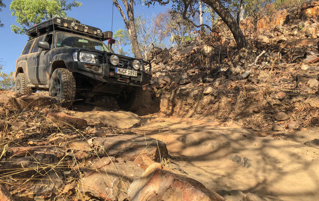 A jump-up on Munja Track