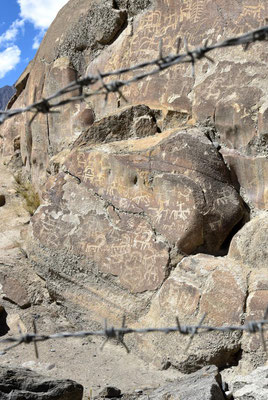 Petroglyphen in Hunza