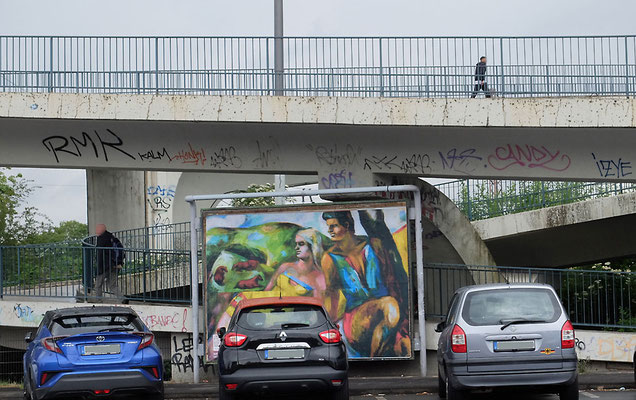Waldeckstr. an der Ritterhaus Fußgängerbrücke | Annette Marks