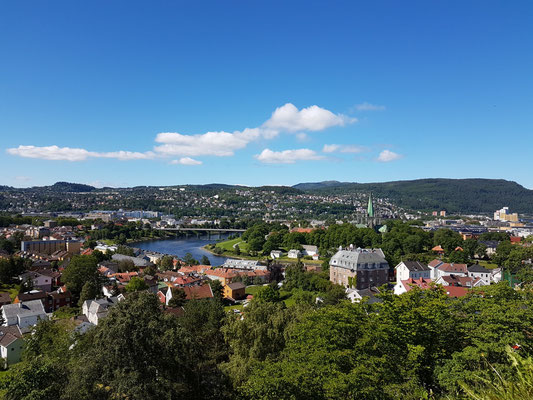 Trondheim von der Kristiansten Festung