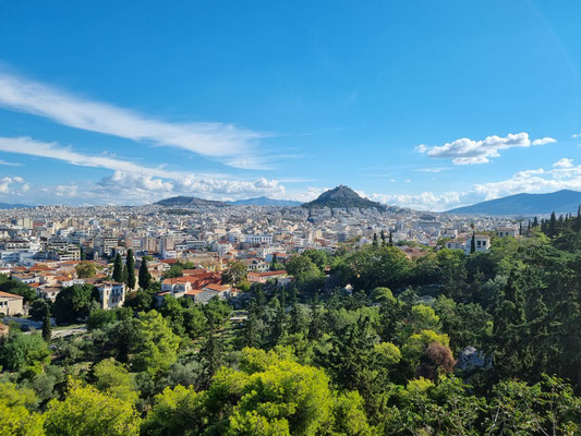 Blick über Athen