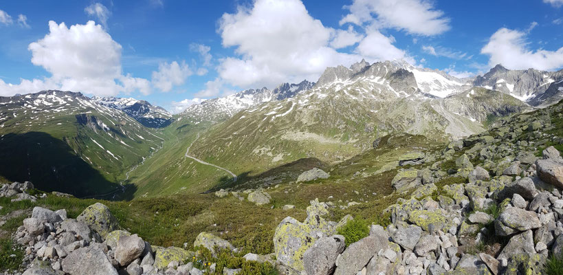 Blick Richtung Furkapass