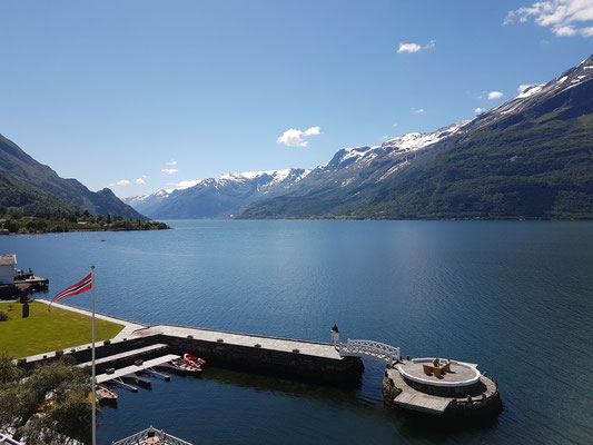 Blick aus unserem Zimmer
