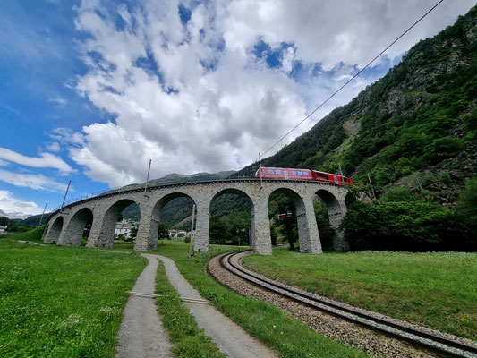Kreisviadukt in Brusio