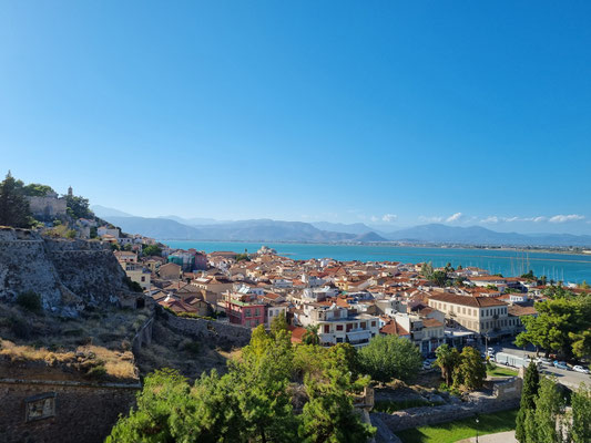Blick auf Náfplio