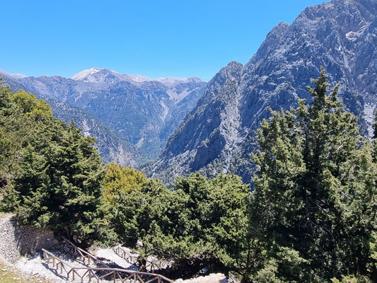 Samaria Schlucht - wegen Wind geschlossen