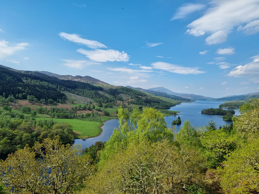 Queens View - einer der Lieblingsplätze von Königin Victoria am Loch Tummel