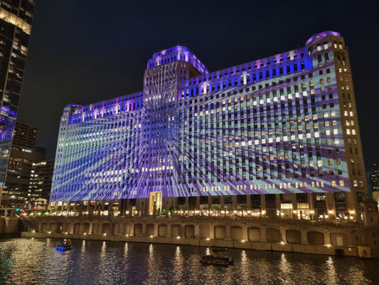 abendliche Lightshow