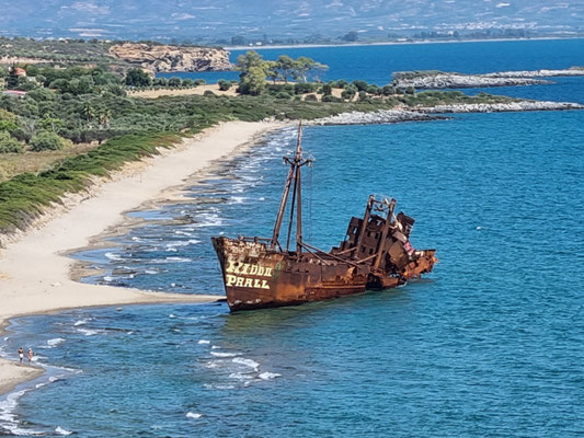 Schiffswrack Dimitrios bei Selinítsa