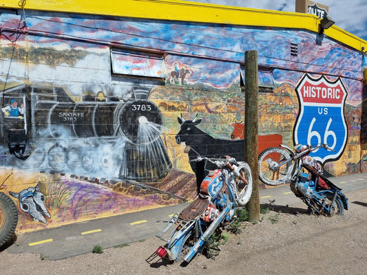 Kurze Fahrt über die legendäre Route 66