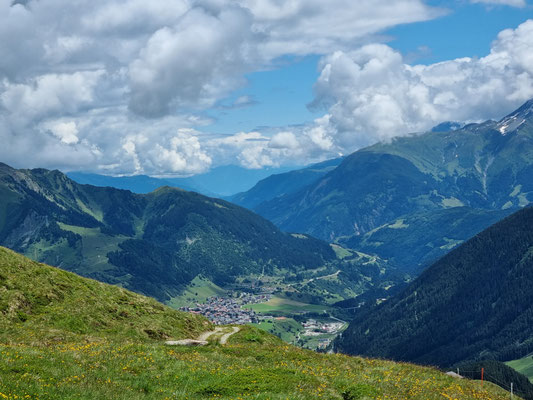 Sedrun in Sicht