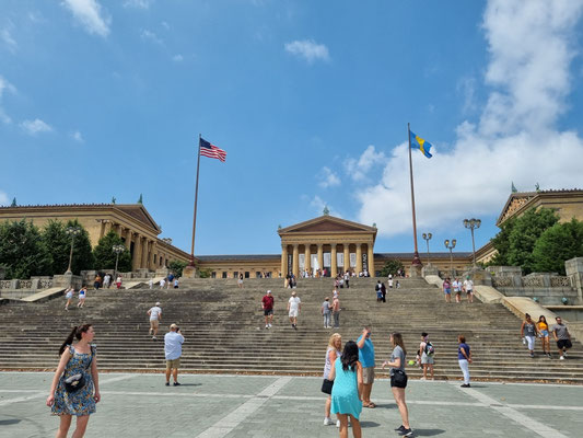 Philadelphia Museum of Art oder besser bekannt als "Rocky-Stäge"