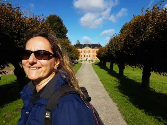 Feston-Allee beim Schloss Bothmer