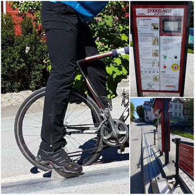 Fahrrad-Lift - nicht ganz einfach in der Anwendung