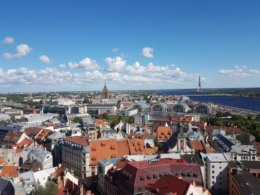 auf dem Turm der Petrikirche
