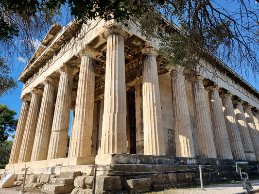 Hephaistos-Tempel, Agora