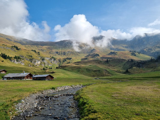 mit dem Bähnli auf die Mägisalp und via Hääggen auf den Alpen Tower (Planplatten)