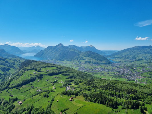 Aussicht auf den Talkessel Schwyz