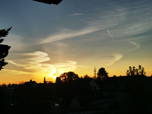 Sonnenaufgang in Graz. 