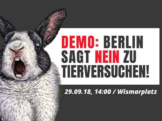 Demo - Berlin sagt NEIN zu Tierversuchen!