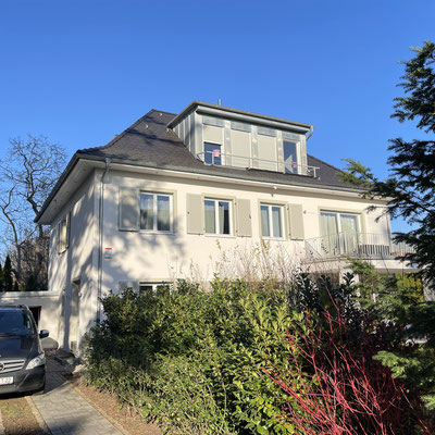 nach der Montage der Klappläden 