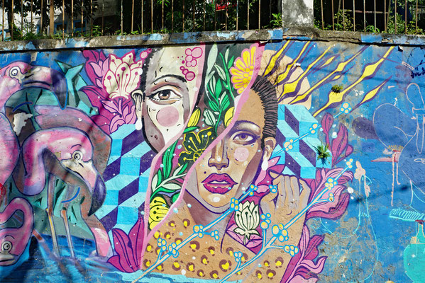 Wandbild in Rio
