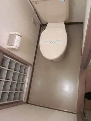 トイレのお掃除