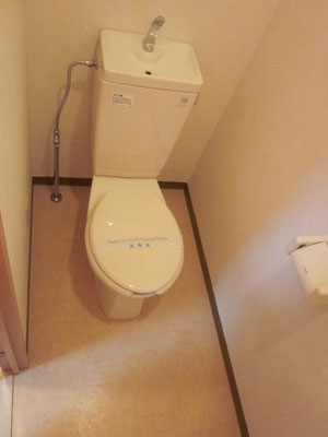 トイレのお掃除