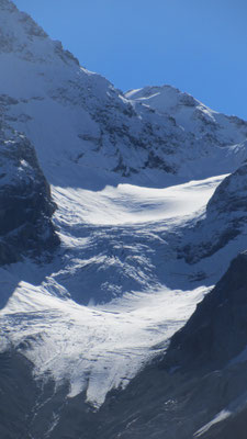 und Gletscher grüßen mit kaltem Hauch