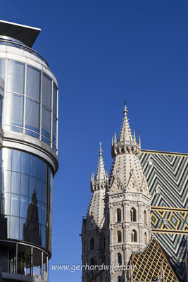 Haas Haus + Stephansdom, Wien, Österreich