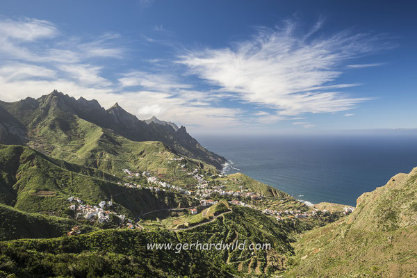 Taganana im Anaga-Gebirge, Teneriffa, Spanien