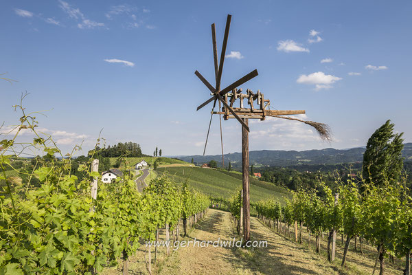 Klapotetz an der Südsteirischen Weinstraße, Steiermark, Österreich
