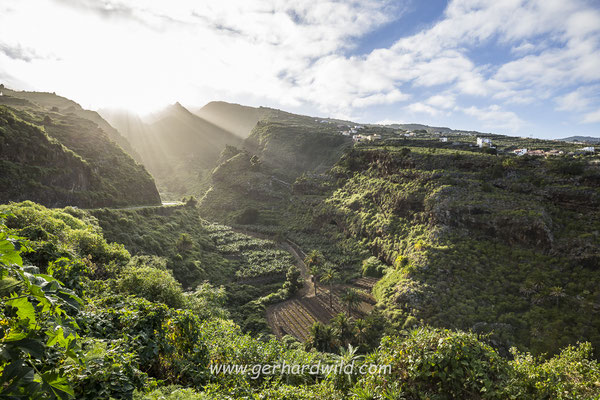 Barranco de San Juan, La Palma, Spanien