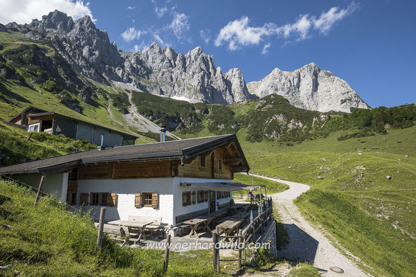 Alm am Wilden Kaiser, Tirol, Österreich