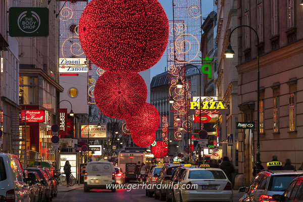Weihnachtsbeleuchtung, Wien, Österreich