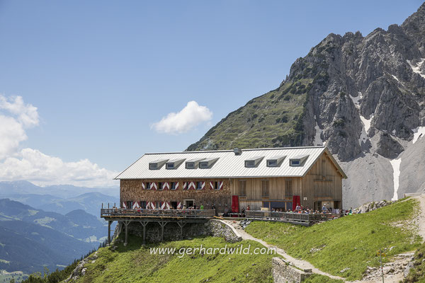 Gruttenhütte am Wilden Kaiser, Tirol, Österreich