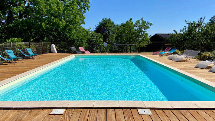 Domaine de la Licorne en Périgord Noir, piscine 12 x 6