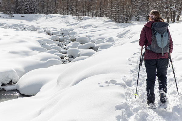 Parallelprogramm: Schneeschuhtour zum Morteratsch-Gletscher