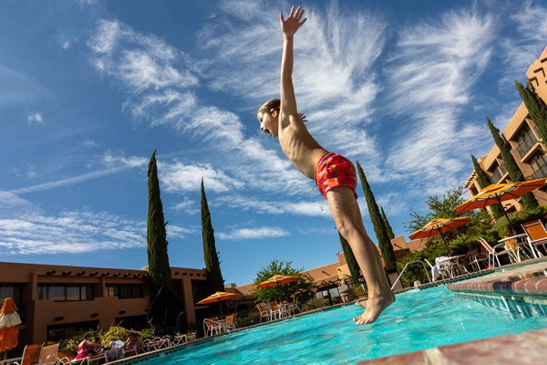 Swimmingpool im Hotel in Page