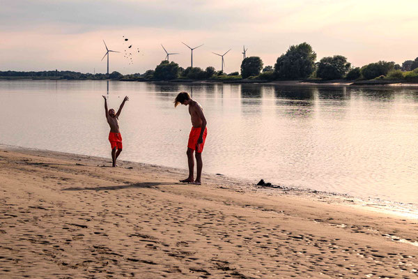 Baden in der Elbe