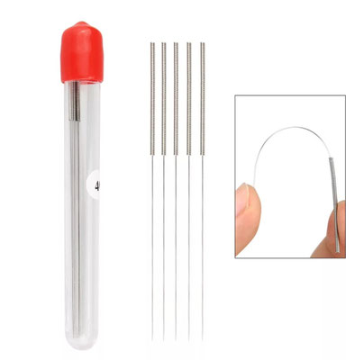 Agujas de limpieza de acero inoxidable 0,4mm