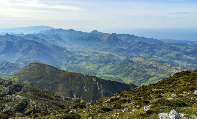 Cordillera Cantábrica, Küstenpanorama, Asturias