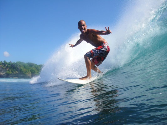 surfer in bali