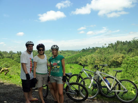 on the bike