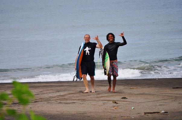 happy surfer