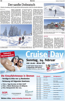 Schneeschuhwandern - Naturpark Dobratsch - Weser Report (Februar 2019)