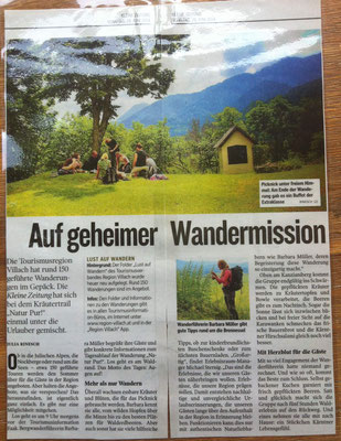 NaturPur - Essbare Landschaft am Faakersee - Kleine Zeitung (Juni 2014)