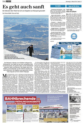 Schneeschuhwandern im Naturpark Dobratsch - Nürnberger Nachrichten (März 2019)