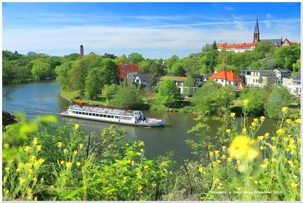 Das MS "Stadt Halle" auf Saaletour