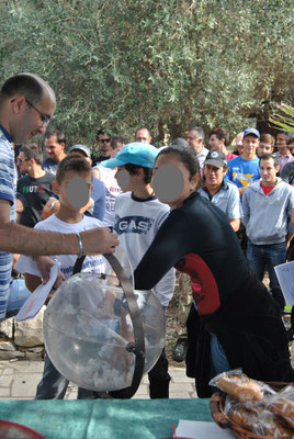 Sorteggio cesto con prodotti azienda Agroittica Macrostigma 